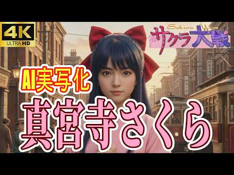 サクラ大戦 AI実写化動画 真宮寺さくら 2026年最新版