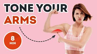 Lose Arm Fat & Tone Muscles | 8 Minute BEST Workout