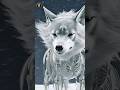 What If a Wolf Got Trapped in a Snowstorm? 🐺❄️ #shorts