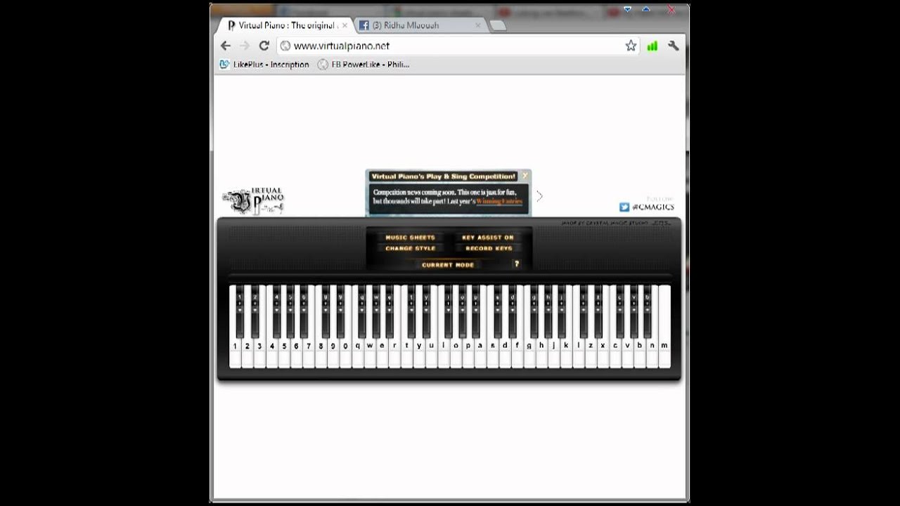 Virtual PianoTitanic(2) Ridha Mlaouah avi YouTube