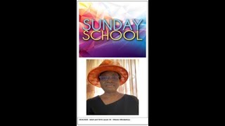 Combined Sunday School Lesson 34 - Mission Mindedness