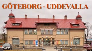 Tågresa från Göteborg till Uddevalla med Västtåget (genom tågfönstret)