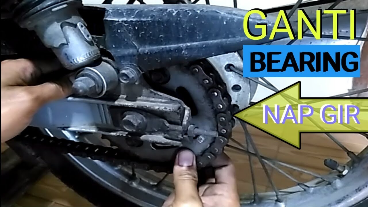 Cara ganti BEARING NAP GIR karisma YouTube