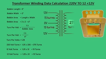 How toTransformer winding Data calculation with formula single phase and 3Phase