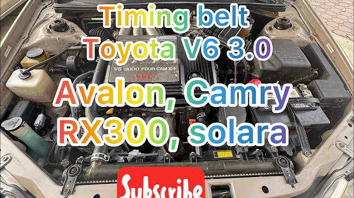 Timing belt change on Toyota V6 3.0  Camry , Avalon , RX300 
