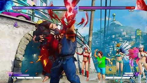 Street Fighter V Mysterious mod - Akuma/Gouki Combo Video
