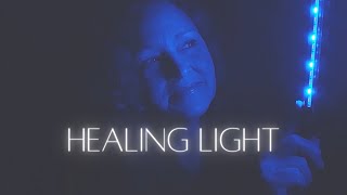 Healing Blue Light Chamber ASMR Soft Spoken Meditation with 528 hz Frequency Music #foryou screenshot 2