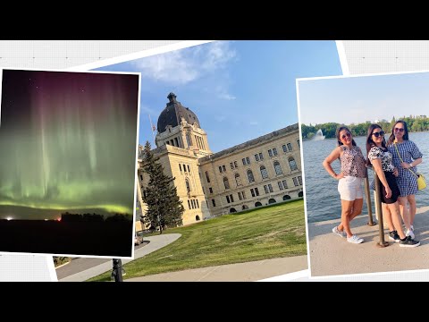 Trip to Weyburn Saskatchewan Part 2 with my cousin Noemi Portugal and Aurora borealis chasing