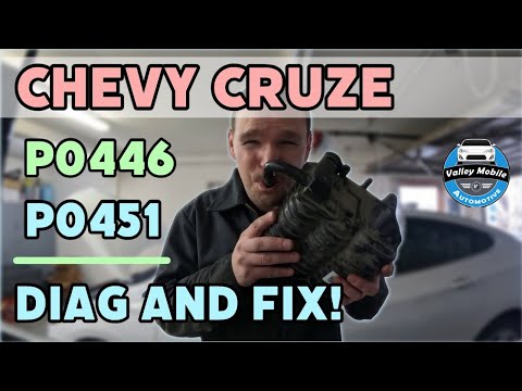 Chevy Cruze EVAP P0446, P0451 Diagnosis and Repair | Fuel Tank Pressure Sensor and Vent Performance