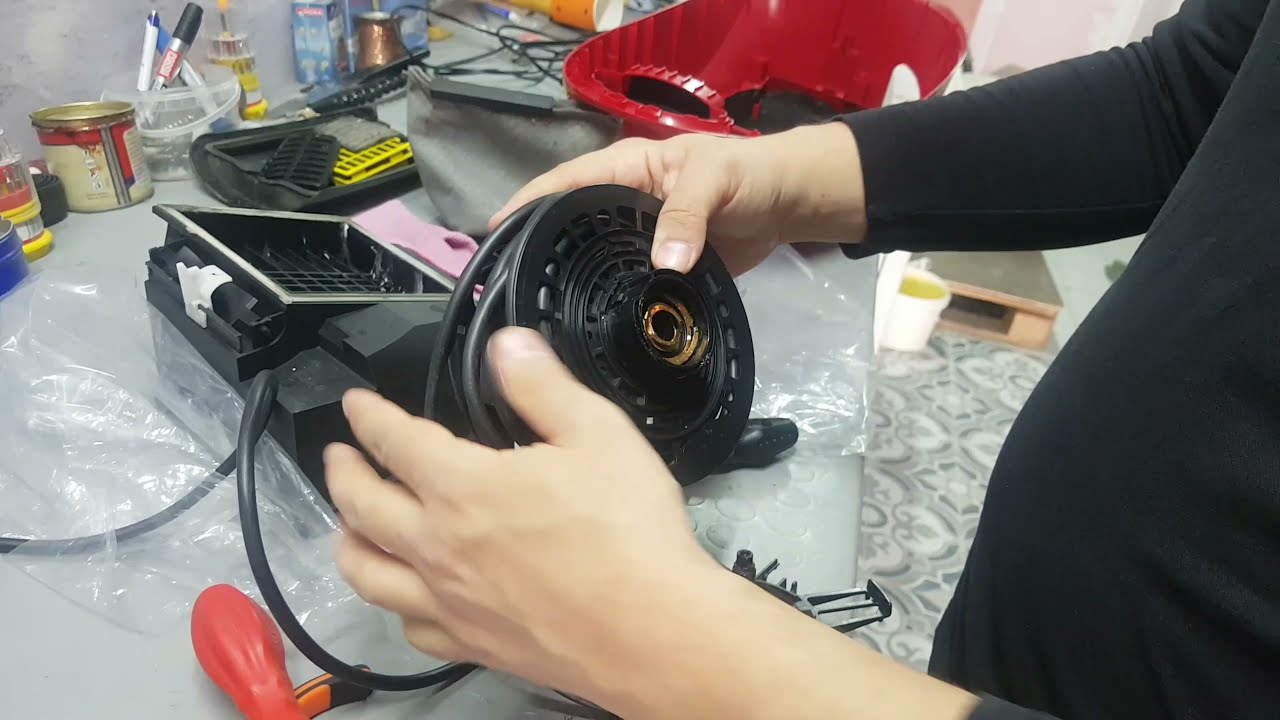 Elektrikli süpürge makara tamiratı nasıl yapılır? - YouTube
