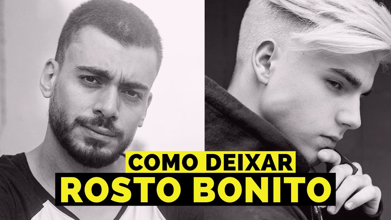COMO FICAR COM O ROSTO BONITO MASCULINO