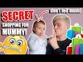 DAD AND BABY DO SECRET SHOPPING FOR MUM!