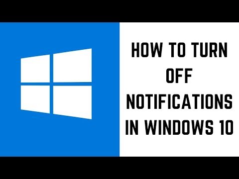 Video: Cum Se Dezactivează Notificarea