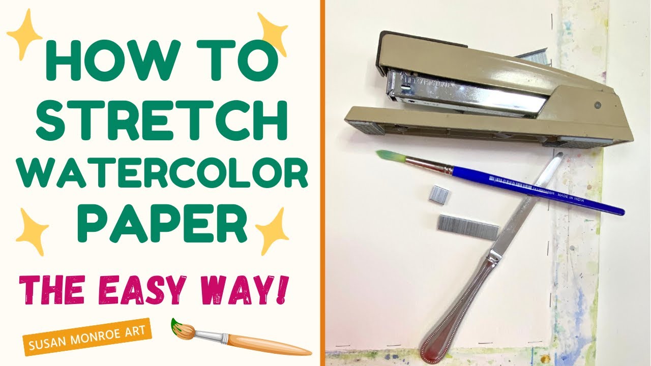 DIY art: stretch your own watercolour paper and make a mahlstick - Artists  & Illustrators