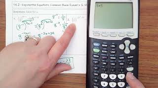 14.2- Exponential Equations Common Base (Level 2 & 3)