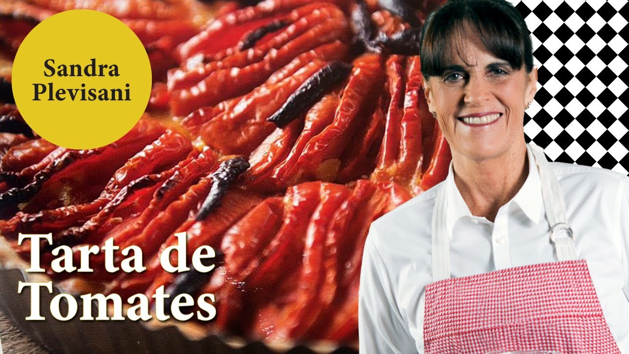 Receta de Tarta de Tomates Confitados - Paso a Paso | Sandra Plevisani