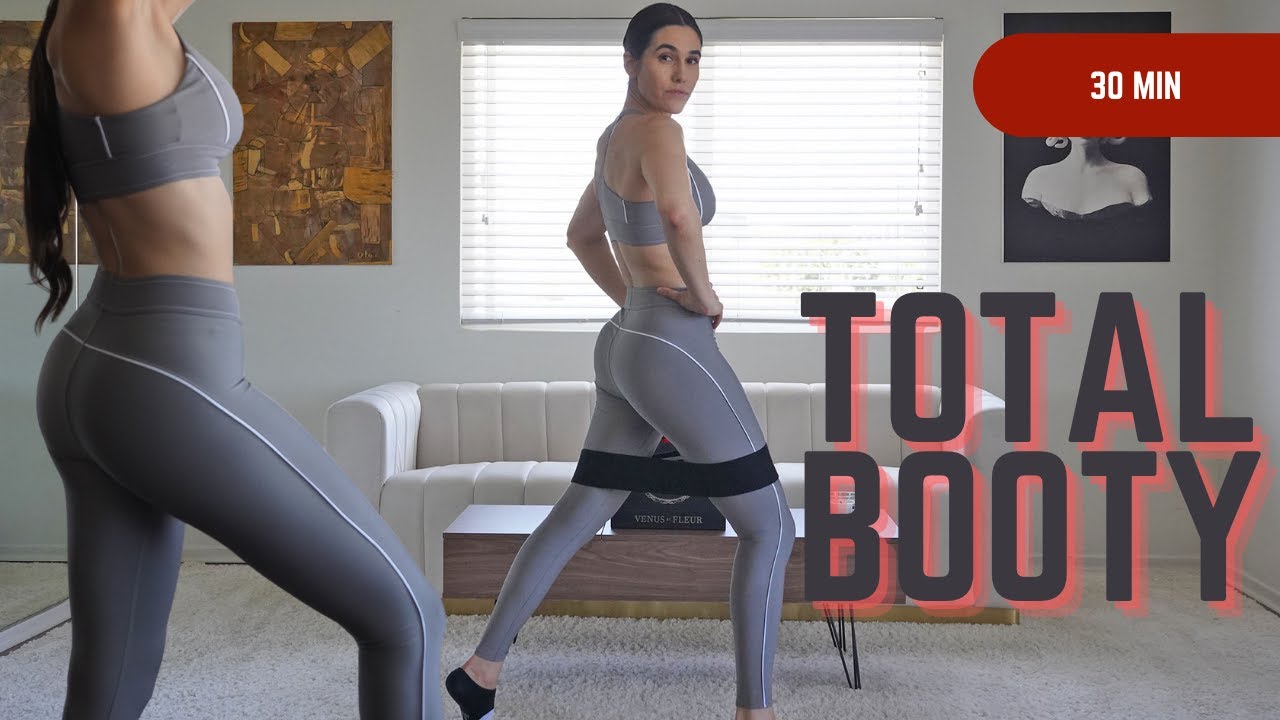 30 MIN RESISTANCE BAND BOOTY At Home Workout // Glute Activation for TOTAL GLUTE GROWTH