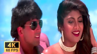 Chura Ke Dil Mera - 4K 60FPS _ Akshay Kumar_ Shilpa Shetty _ Kumar Sanu_ Alka Yagnik _ 90_s Songs