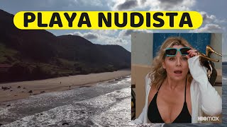 FUI A UNA😉 PLAYA NUDISTA😉 EN CANTABRIA DRON 4K
