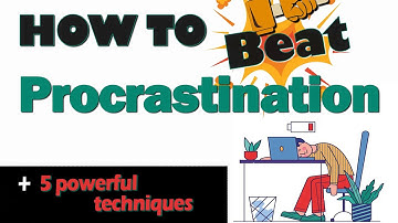 How to Beat Procrastination Using Science Backed Techniques #Procrastination #productivity #mental
