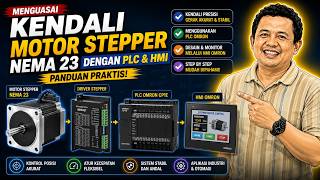 Mastering NEMA 23 Stepper Motor Control with PLC and HMI: A Practical Guide!