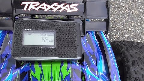 Traxxas Rustler 4X4 VXL Pinion Gear Speed Test