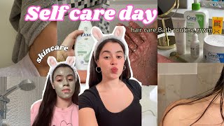 SELF CARE DAY ?‍️|| يوم العناية بالنفس + النظافة الشخصية