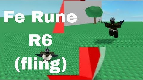 Roblox Fe Script Showcase| Fe Rune (fling) R6 | Fluxus and Hydrogen