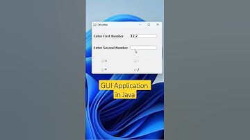 GUI Application in Java #shortsfeed #viral #trending #youtubeshorts #ytshorts #viralvideo #coding