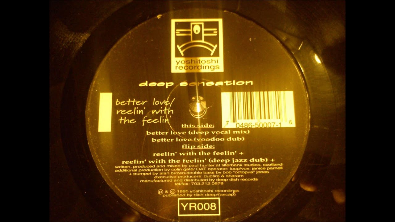 Deep Sensation - Reelin' with the feelin' ( Deep jazz dub )