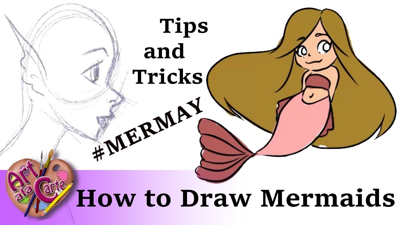 How to draw a mermaid  Tips and Tricks