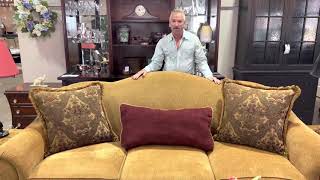 Celebrity Thomasville Gold Camel Back Sofa! Profile