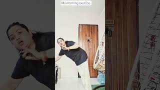 my morning exercise #youtubeshorts #minivlog #🙏♥️