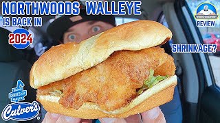 Culver's® Northwoods Walleye Fish Sandwich Review!  | Is It Shrinking? | theendorsement