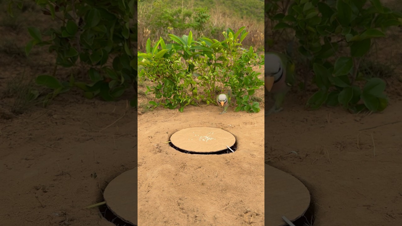 Very Wonderful Bird Trap Using Hole 
