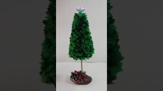 Christmas tree made of tissue paper #diy #handmade #christmas