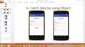 How to Pass Objects between Activity in Android Studio 3.1.3