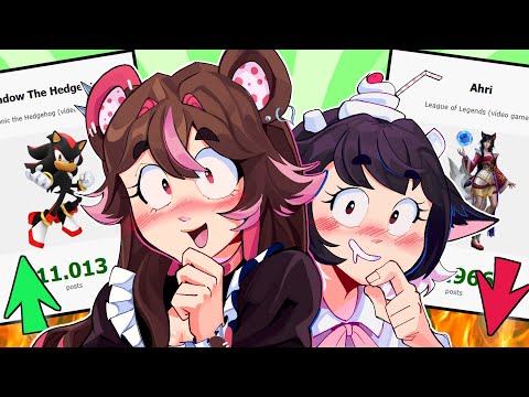 Qual desses personagens têm mais... O QUÊ!? | RULE34DLE
