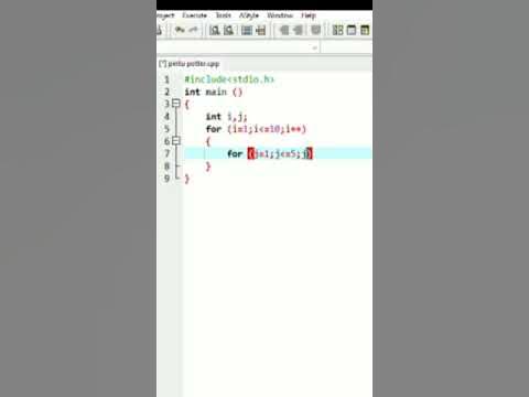 Print (1 to 5) table in C language - YouTube