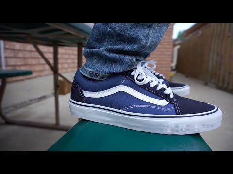 vans old skool black with jeans