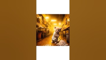 Poor Kitten Becomes a Rich CEO #cartoon #cat #funny #cutecat #catlover