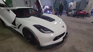 Chevrolet Corvette C7 from California with Vertical Doors, Inc., vertical lambo door conversion kit