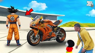 Shin Chan & Franklin Stealing ‘GOKU’ Dangerous Powerful Super Bike in Gta 5 screenshot 5