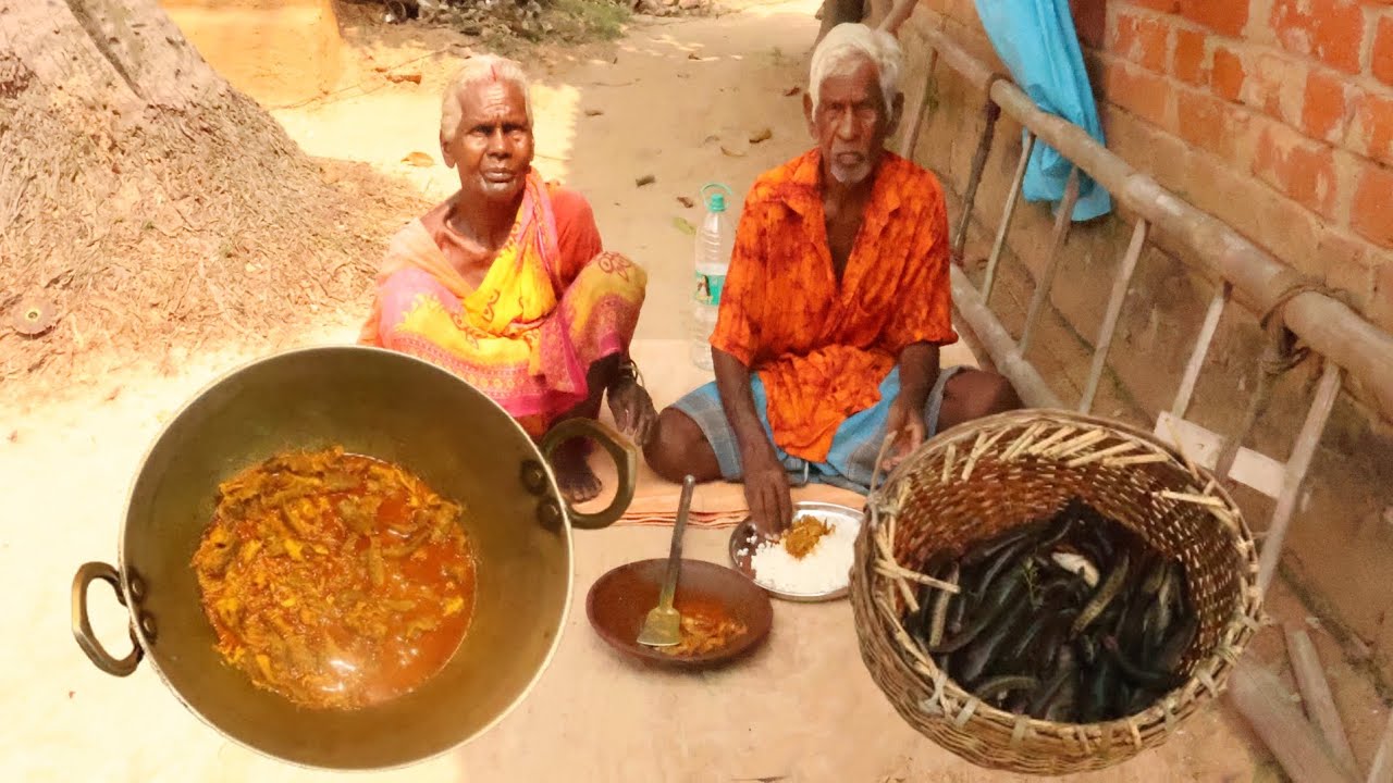 ⁣Lata fish curry  grandma cooking | cooking videos  ##tribecooking #villagecooking #cooking