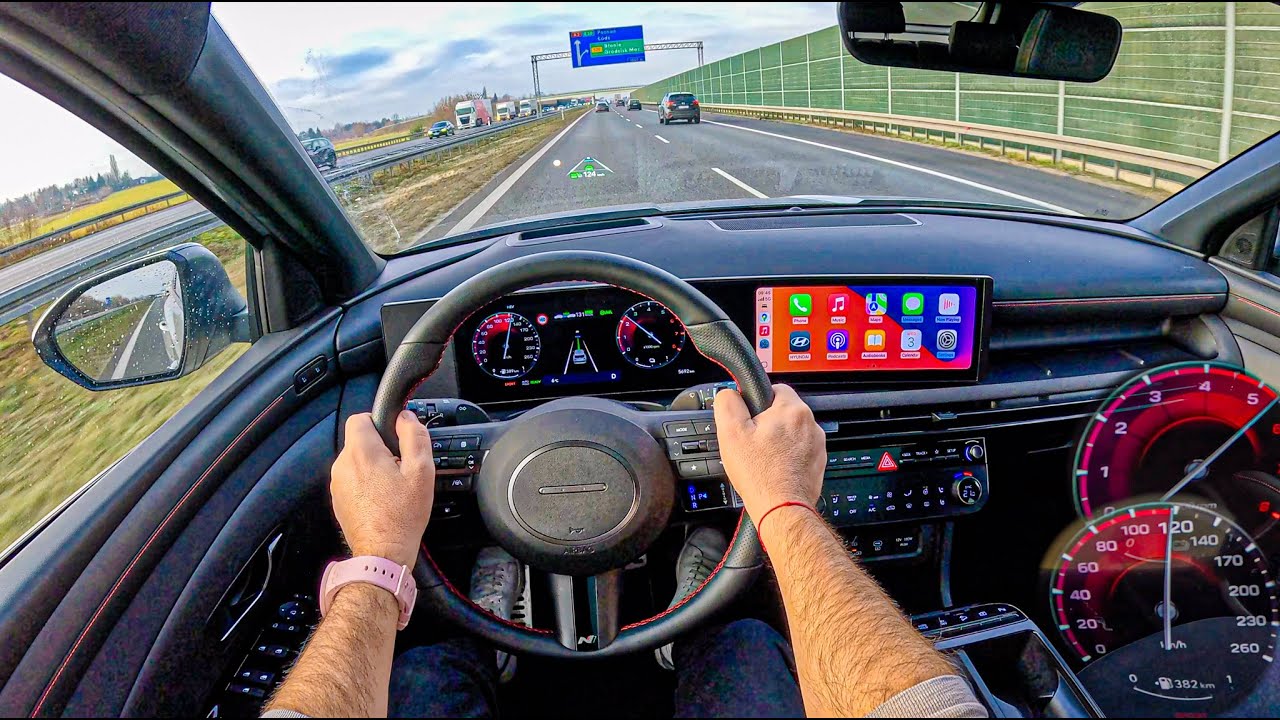 NEW Hyundai Tucson N Line 2026 (1.6 T-GDI 288 hp) | POV Test Drive #2629 | Joe Black