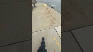 Walking With Crossing Over To SPHS Care Center For My Appointment At Maiden St At Washington PA