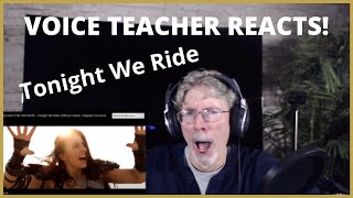 VOICE TEACHER REACTS - Unleash The Archers - TONIGHT WE RIDE