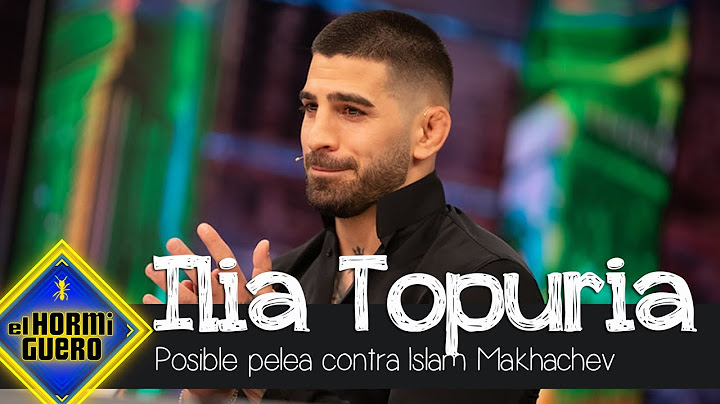 Ilia Topuria se sincera sobre su posible pelea con Islam Makhachev - El Hormiguero