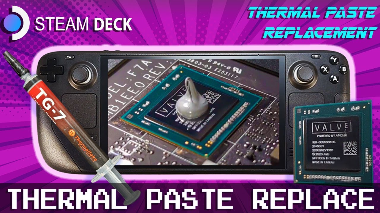 Upgrade Your Steam Deck With A Thermal Paste Makeover! - YouTube