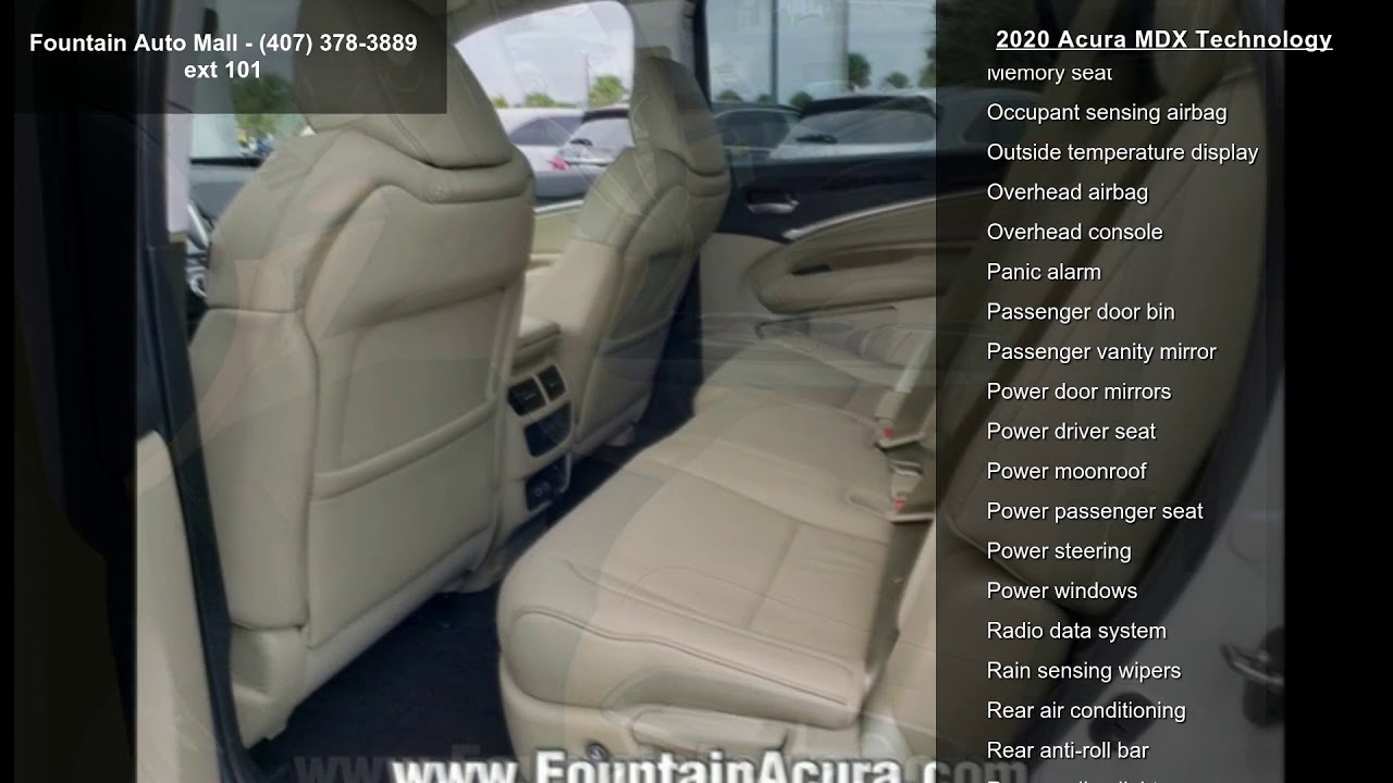 2020 Acura MDX Technology - YouTube